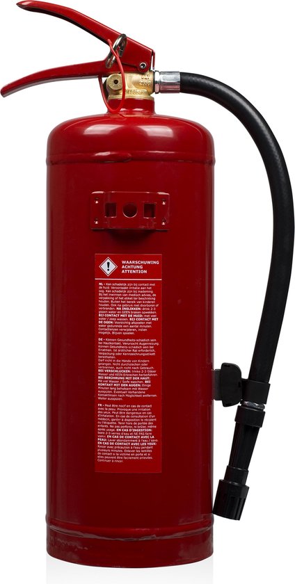 Smartwares FEX-15230 - Brandblusser Schuim 3L - Incl ophangbeugel - Brandklasse A & B - BSI Gecertificeerd
