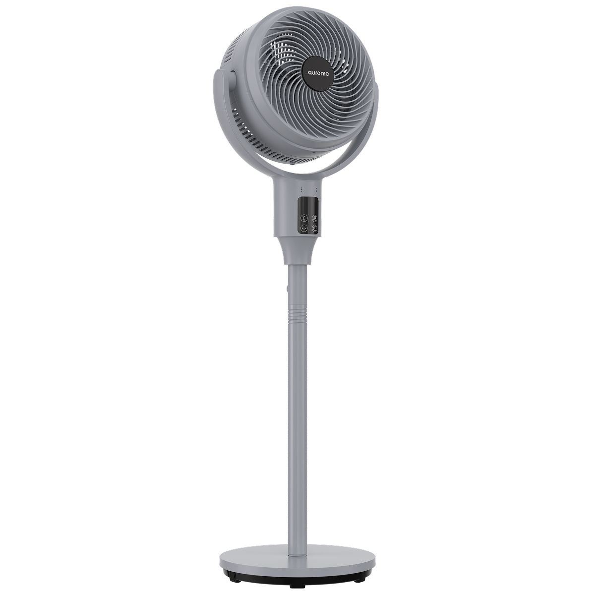 Auronic Statiefventilator - 59/108 cm - 9 Standen - 90° Oscillatie - Afstandsbediening - Fluisterstil - Grijs