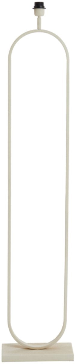 Light & Living Vloerlamp Jamiri 142 cm hoog - Crème - Metaal, Minimalistisch Design