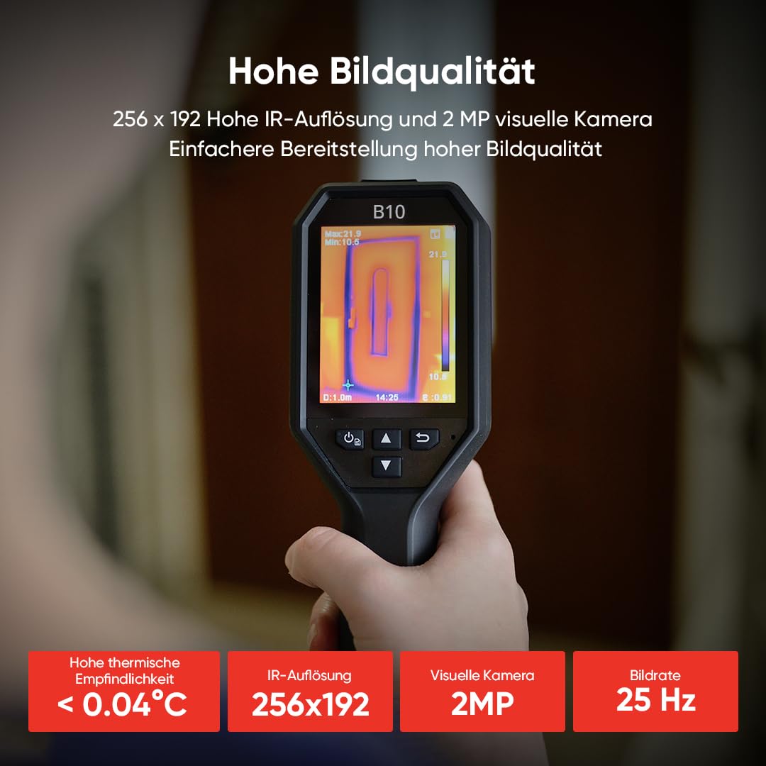 HIKMICRO Warmtebeeldcamera B10 - 256x192 IR-resolutie