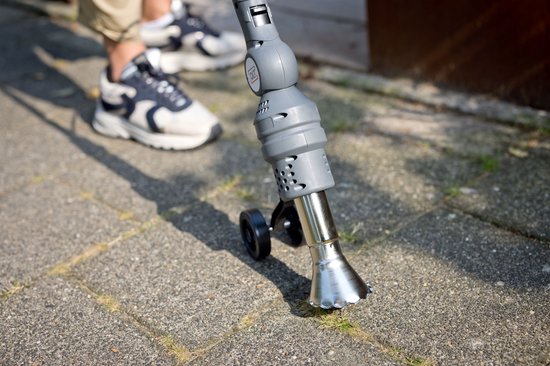 QLT 3-in-1 Elektrische Onkruidbrander - BBQ aansteker - Lak- en verfbrander - 2000W - Met 5 Opzetstukken & Wielen