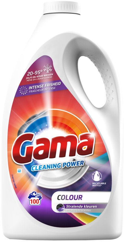 Gama Vloeibaar Wasmiddel Colour 100 Wasbeurten 4,5 liter