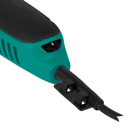 VONROC Mini cirkelzaag / invalzaag 500W - Ø85mm – Met geleiderail – Variabele snelheid - Incl. 3 zaagbladen