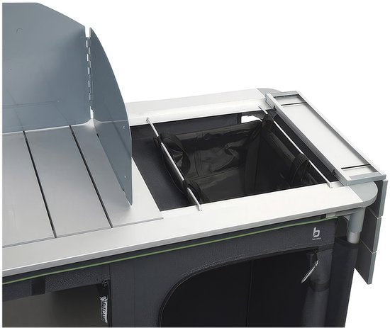 Bo-Camp - Kookeiland - Peyto - Met wasbak - 117x50x80 cm