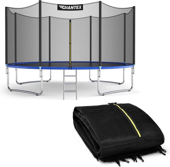 Coast - Trampoline - Veiligheidsnet - Met Ritssluiting - 180 cm - Zwart