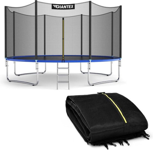 Coast - Trampoline - Veiligheidsnet - Met Ritssluiting - 180 cm - Zwart