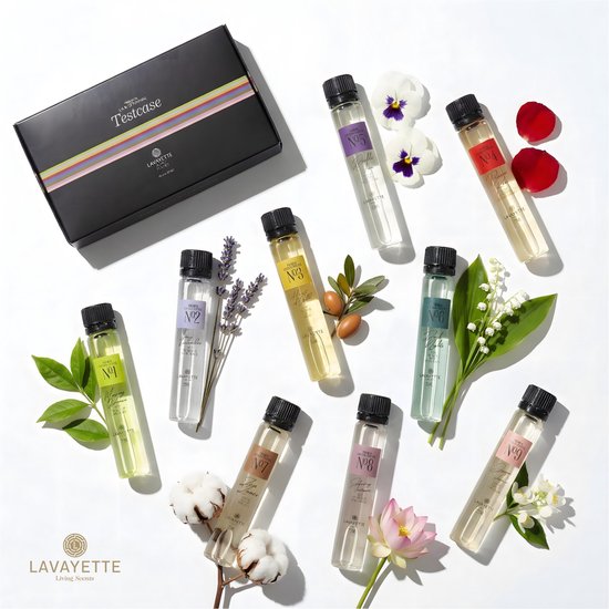 Lavayette Premium Wasparfum - Proefpakket 9x25ml - Geurbooster