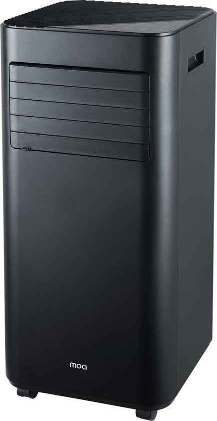 MOA Mobiele Airco - 9000 BTU - Geschikt voor Ontvochtiging - Inclusief Wieltjes - incl. Raamafdichting Kit - Zwart - A010B