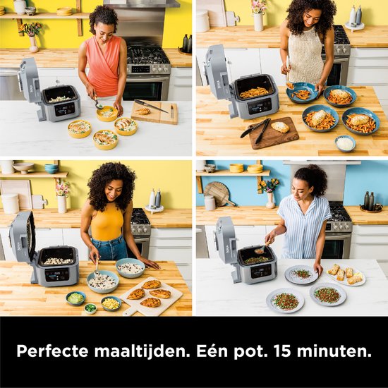 Ninja Speedi Rapid Cooker en Airfryer - Multicooker - 10 Kookfuncties - 5,7 Liter - ON400EU