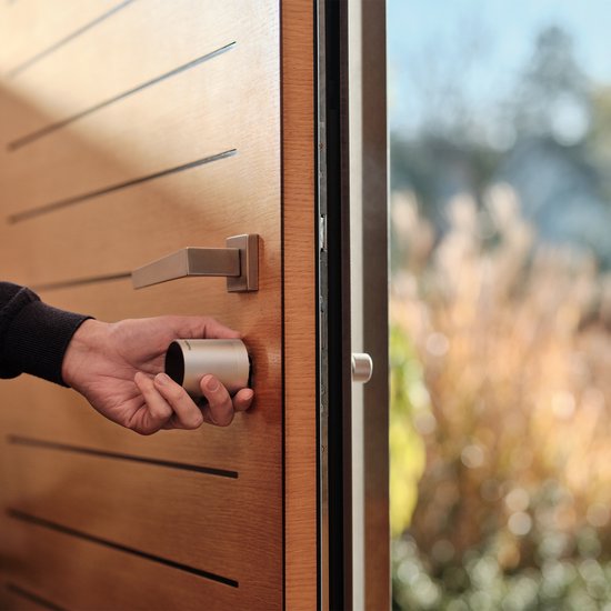 Netatmo Elektrisch deurslot - Slim Deurslot - 3 Sleutels - Slimme Sleutels - NFC-sleutel - Toegang delen - Apple Homekit - Silver