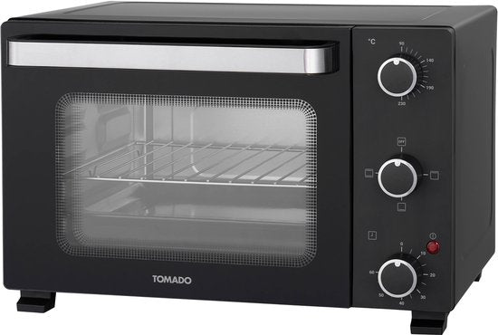 Tomado TEO2101B - Vrijstaande oven - Elektrische oven - 21 liter - Timer tot 60 minuten - Zwart