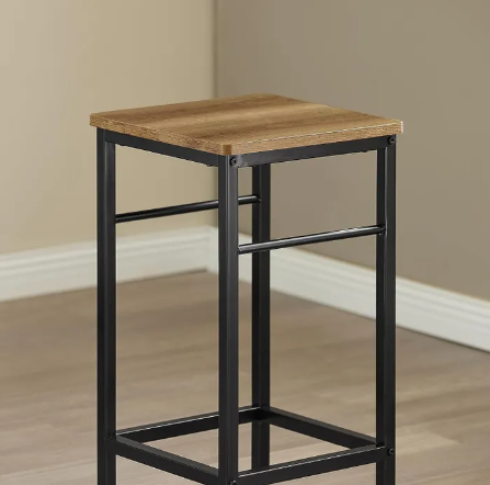 SoBuy Bistrotafel - 3-Delig - Tafel - 2 Stoelen - Bartafelset - Eettafel - OGT10-PF