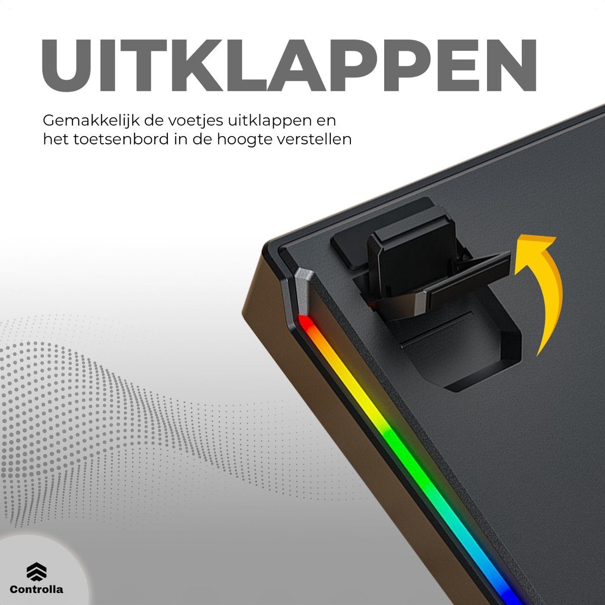 Gaming keyboard 60 % - Mechanisch gaming toetsenbord 60 procent - Toetsenbord gaming - QWERTY