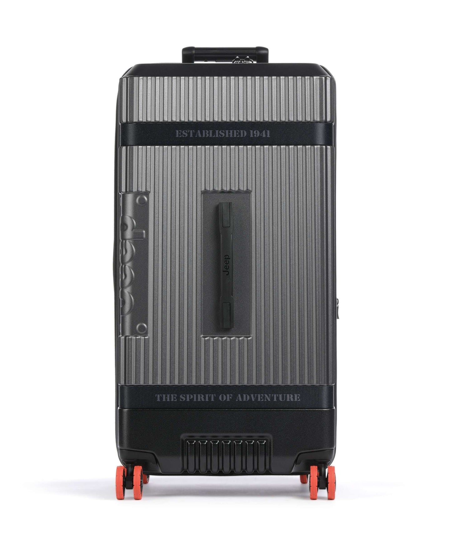 Jeep Uitbreidbare Trolley XL 80 cm – 106L – Antraciet