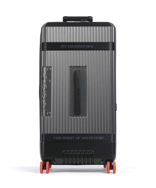 Jeep Uitbreidbare Trolley XL 80 cm – 106L – Antraciet