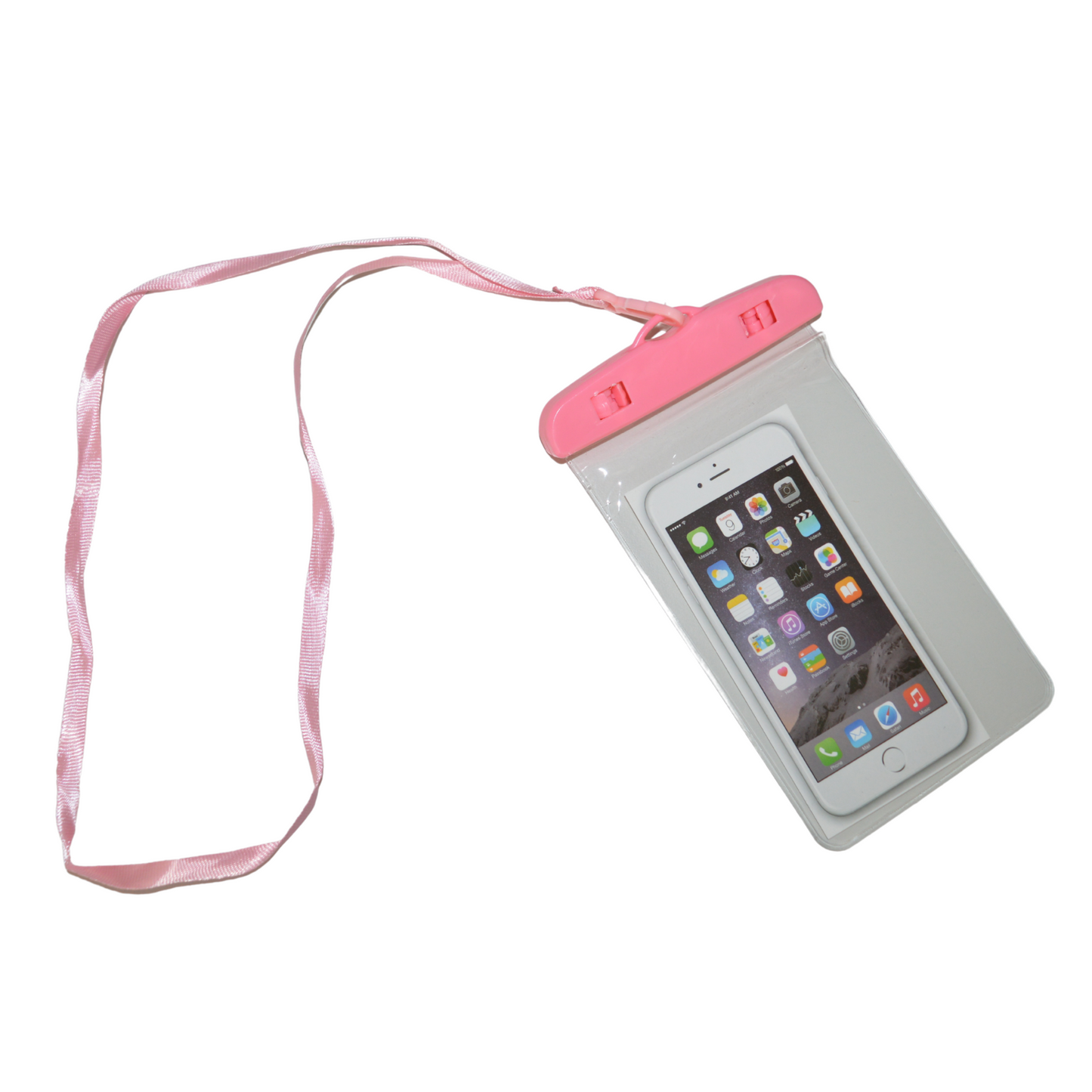 Pacific Waterproof Telefoonhoes - voor alle typen mobiele telefoons - Roze