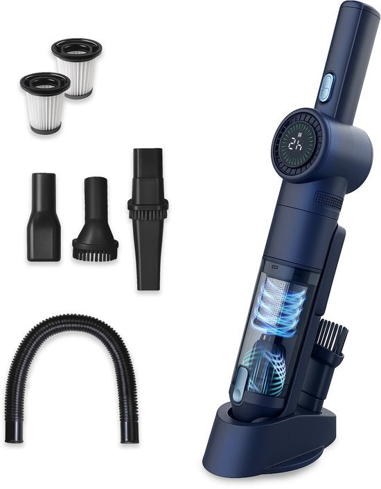 Kruimeldief NanoDetect Pro 120W - Kruimelzuiger Snoerloos - Krachtige Handstofzuiger - Draadloos - Autostofzuiger - Samako