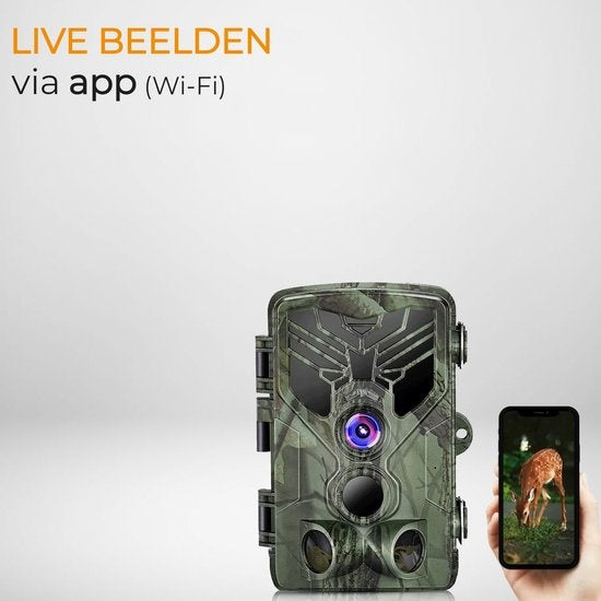 Denver Wildcamera met Nachtzicht - Live beelden (APP) - FULL HD - Waterdicht - WCT8020W