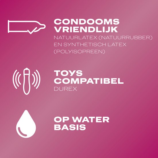 Durex Glijmiddel Crazy Cherry - Kers - Waterbasis - 100ML
