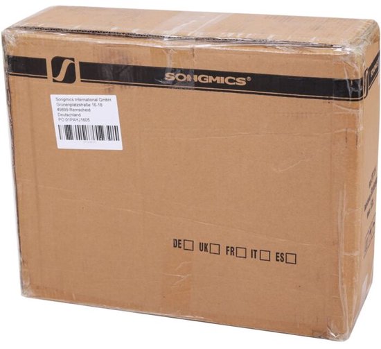 Songmics XL 72 Liter - Grote opvouwbare wasmand - bamboe - wasbare voering - 40 x 30 x 60 cm