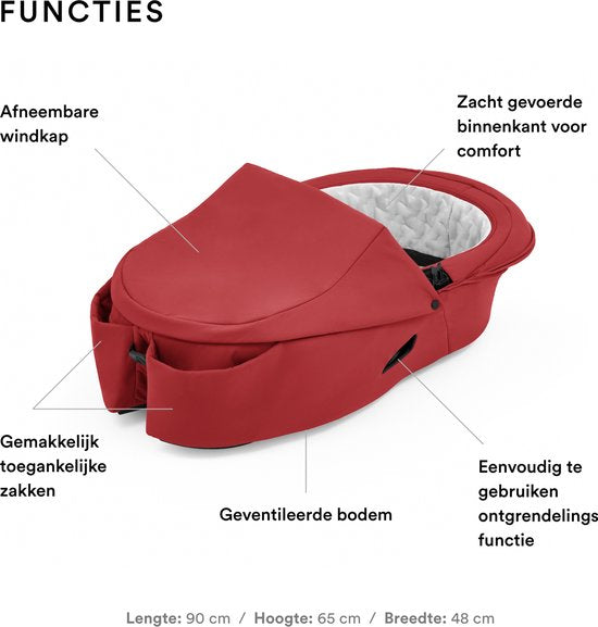 Stokke® Xplory® X Reiswieg - Ruby Red