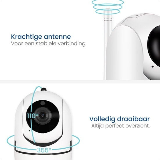 Gologi huisdiercamera - Hondencamera - Pet camera - Beveiligingscamera - Security camera - Voor alle huisdieren - Met wifi