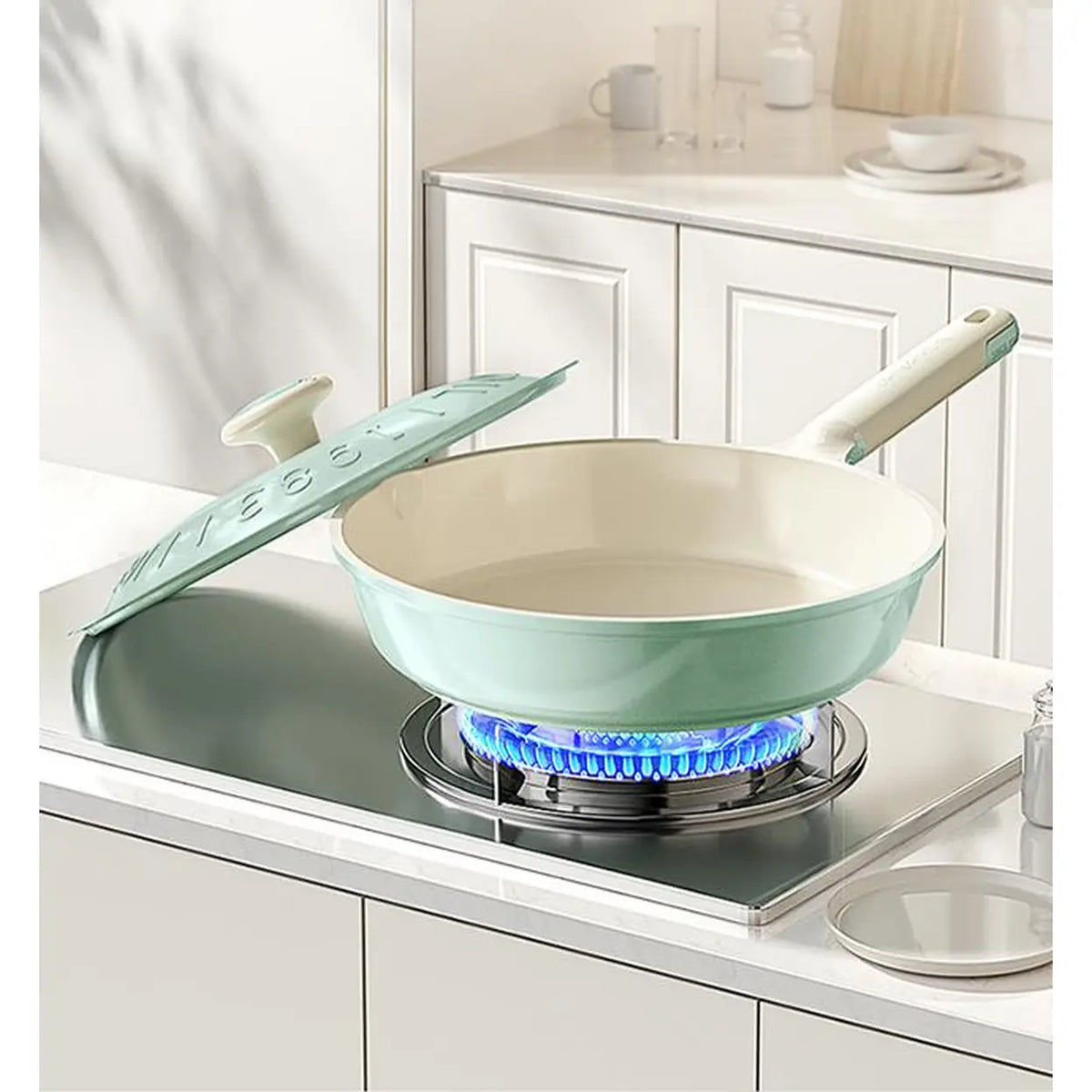 COOKER KING koekenpan - 24 cm - keramische titanium antiaanbaklaag