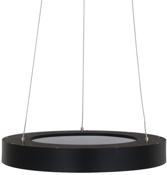 Steinhauer Ringlede Hanglamp - Rond - Verstelbaar - 48cm - Zwart
