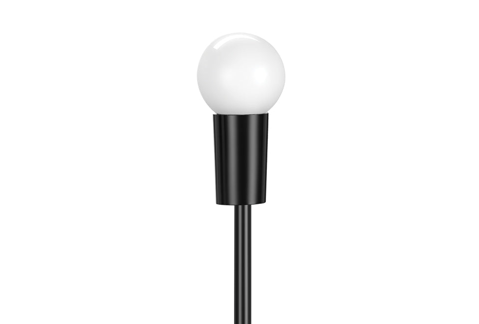 Hortensus Firefly Solar Lights – Set van 2, LED-verlichting & IP44 Waterdicht – 67,5 x 6,5 x 4 cm – Zwart