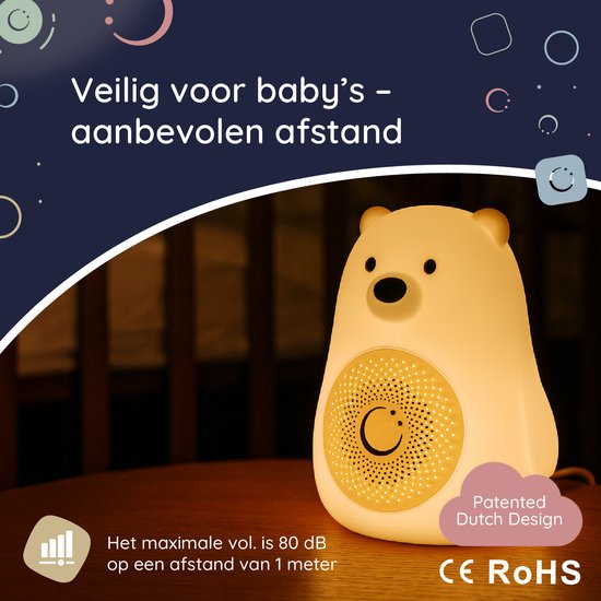 Numsy Bruno White Noise Machine Baby - Witte Ruis Apparaat - 2025