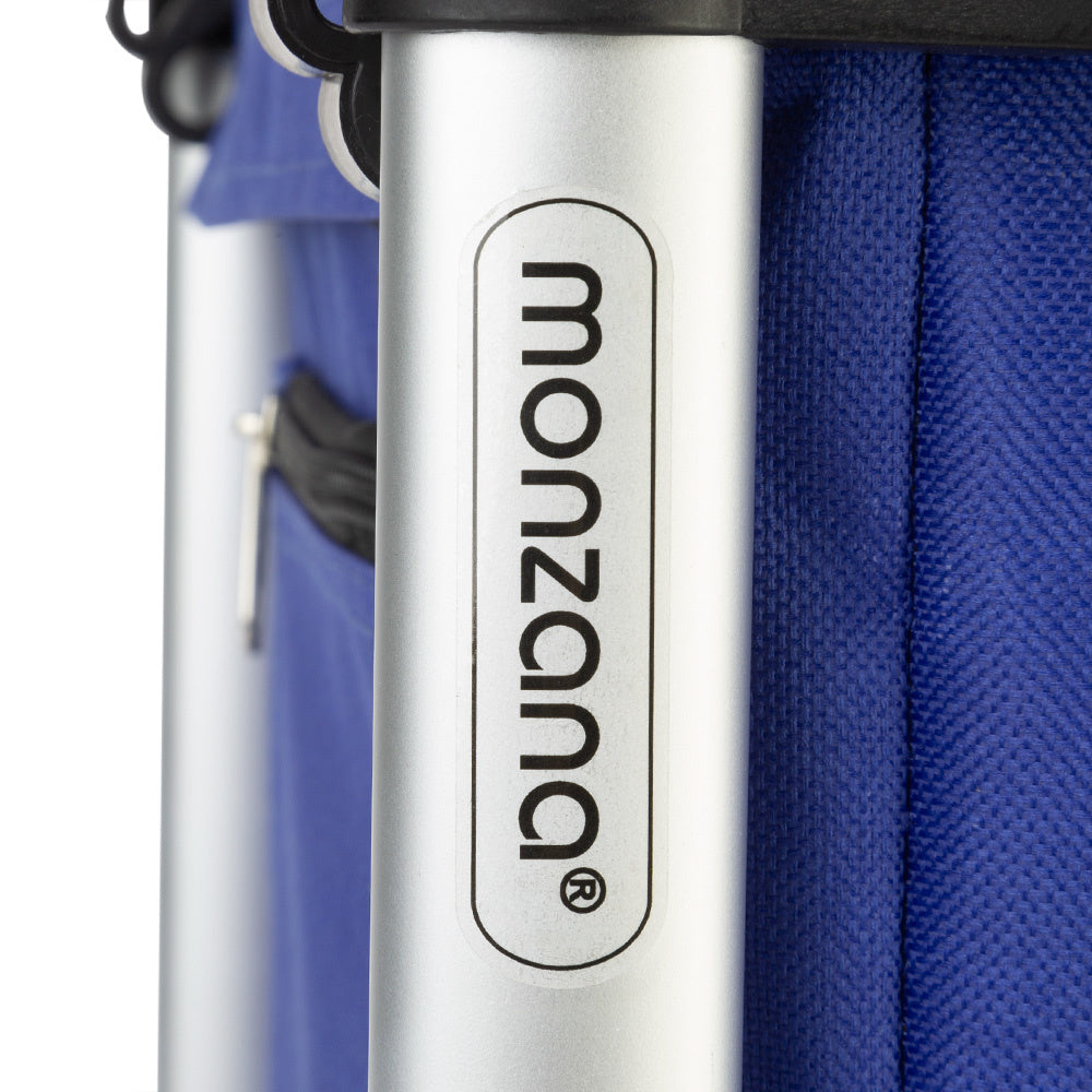 Monzana Winkelwagen blauw aluminium 35L 31x24x54cm