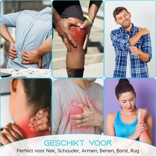 Sanbo Shiatsu Massagekussen - Draadloos - Massageapparaten - Met Warmtefunctie - Zwart