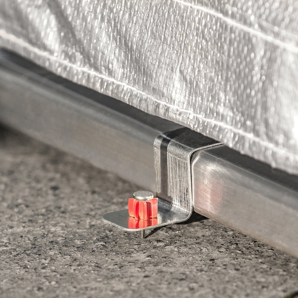 SoBuy Fietsgarage KLS11 - Multifunctionele Outdoor Fietsenstalling - Zilver - 120 x 176 x 163 cm - Weerbestendig