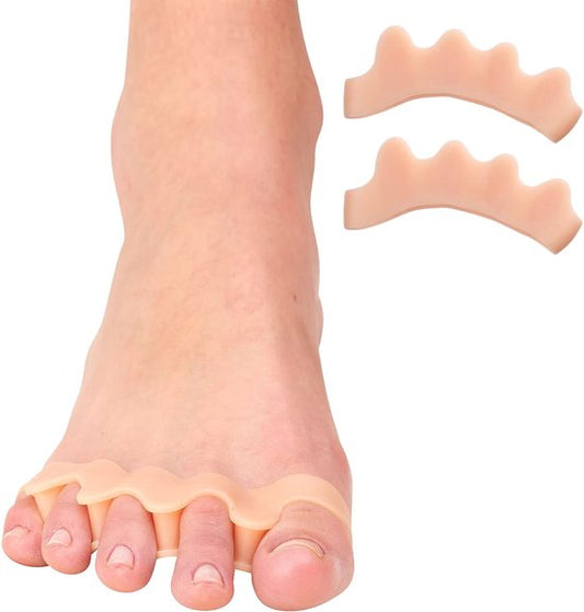 Alyze Teenspreider Siliconen - 2 Stuks - Hallux Valgus Corrector - Teenbeschermer - Tenenspreiders - Teencorrector - Hamerteen Brace - Persoonlijke Verzorging