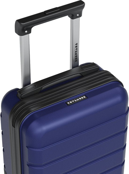 TRVLMORE Handbagagekoffer - 40x30x20 cm - Underseater - 24L - TSA-slot - 2 Wielen - Donkerblauw