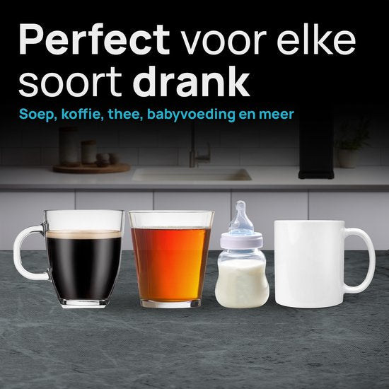 MOA Heetwaterdispense WD01B – Instelbare Temperatuur  – 2600 W – 2 liter – Zwart