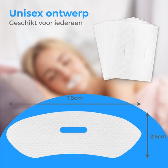 Nuvance - Mondtape - 30 Stuks - Mond Tape - Anti Snurk - Mouth tape - Stevige Plakstrip - Slaaptape