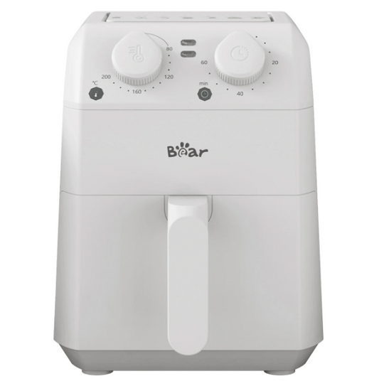 Bear QZG-K12T1 Compacte Airfryer 3L - Wit - 20,5 x 26,5 x 28,5 cm