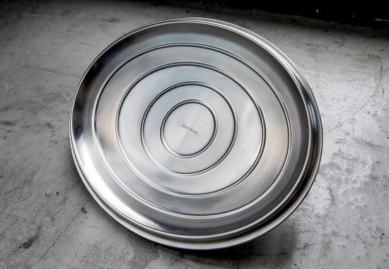 Saveur Voyage Braadpan Ø30 cm – Ovaal Gietijzer – PFAS-vrij – Geschikt voor Inductie & Oven – Grijs – Voor Grote Maaltijden, Stoven & Slowcooking
