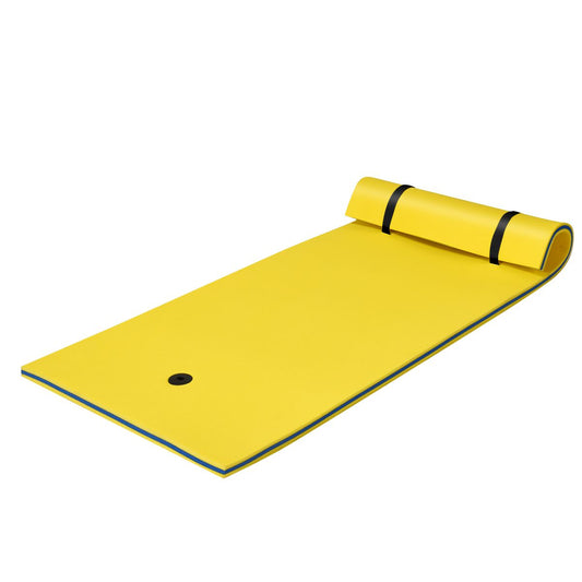 Coast Watermat Drijvende Foam Mat XPE - 220 x 90 x 4 cm - Geel