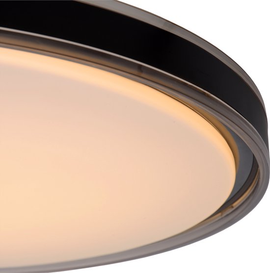 Lucide SILAS - Plafonnière - Ø 48,5 cm - LED Dimb. - 1x36W 2700K - 3 StepDim - Fumé