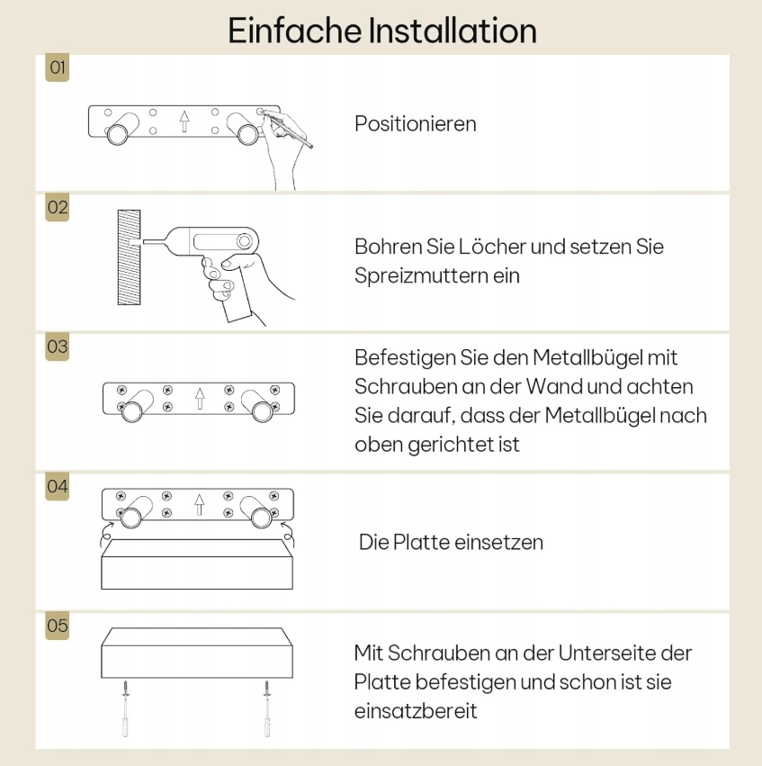Esituro Witte Zwevende Wandplank MDF Glans Wit 30 x 23 x 3,8 cm – Moderne Wandboekenkast