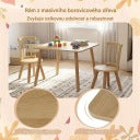 Coast Kindertafel met 2 Stoelen - Naturel - 60 x 60 x 43,5 cm