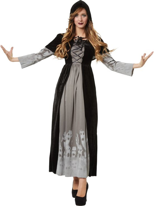 Dressforfun Machtige tovenares XXL - verkleedkleding kostuum halloween verkleden feestkleding carnavalskleding carnaval feestkledij partykleding - 302411