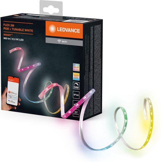 LEDVANCE SMART+ WiFi FLEX OUTD 3M LED strip, wit,12W,790lm