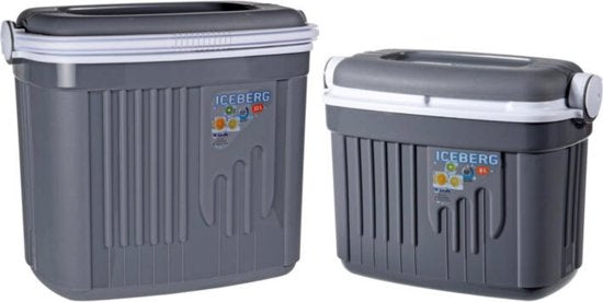 Home & Styling Koelbox Iceberg set van 2 - 8L + 32L - Donkergrijs