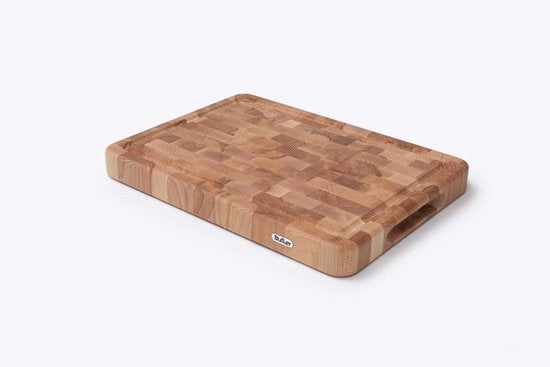 Butler - Snijplank - Kopsbeukenhout - Met sapgoot - 40 x 30 x 4 cm