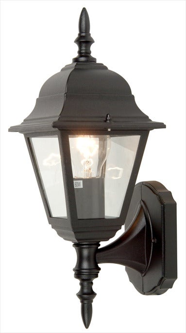 Intratuin Wandlamp Anna - Zwart Aluminium - 17,6 x 15,1 x 40,8 cm