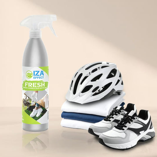 IZA Effect Fresh Textielspray - Neutraliseert Geuren - Vermindert Bacteriën - Voor Kleding en Schoenen - 450 ml