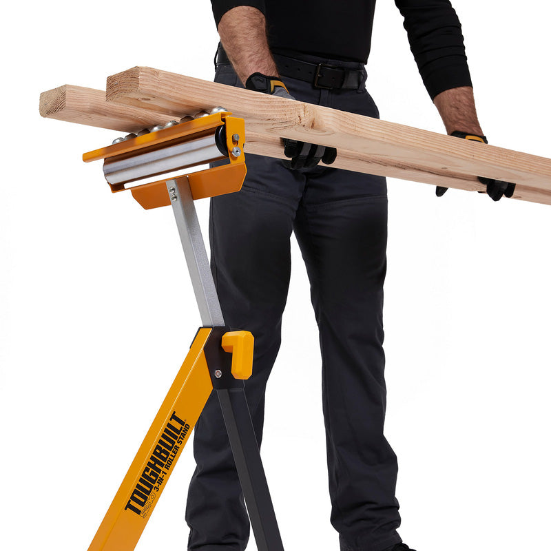 Toughbuilt 3-in-1 Verstelbare Rolbok – 700-1090 mm Hoogte – Staal